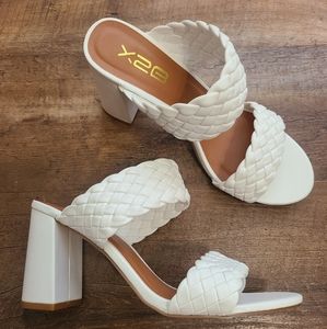 Braided Block Heels